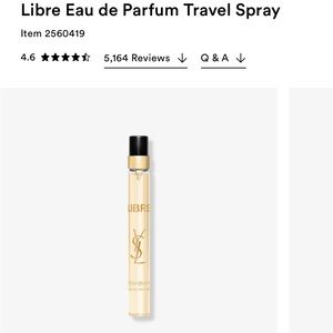 NEW YSL Libre Travel Size Spray .33 fl oz